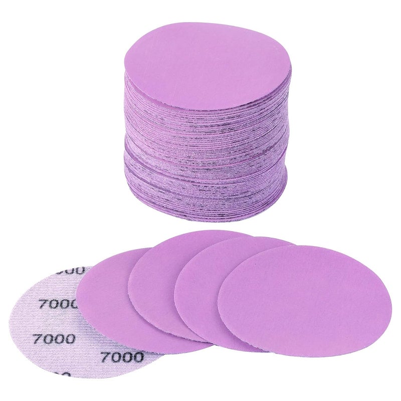Arilier 3 Inch Sanding Disc 40Pcs, 7000 Grit Sandpaper, Drill Sanding Attachment, Wet Dry Hook and Loop Sandpaper Discs for Random Orbital Sanders, Alumina Sand Paper for Wood, Metal, Automotive - Image 1